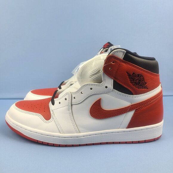 Jordan Other - Nike Air Jordan 1 Retro High OG Mens Size 13 Heritage Red White Black 555088-161
